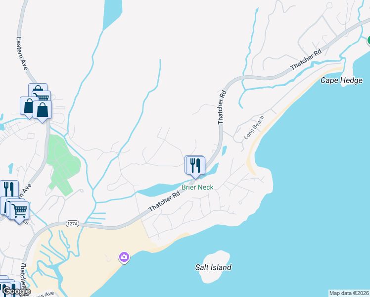 map of restaurants, bars, coffee shops, grocery stores, and more near 2 Oxford Road in Gloucester