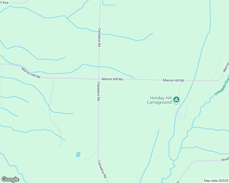 map of restaurants, bars, coffee shops, grocery stores, and more near 7710 Marvin Hill Road in Springwater