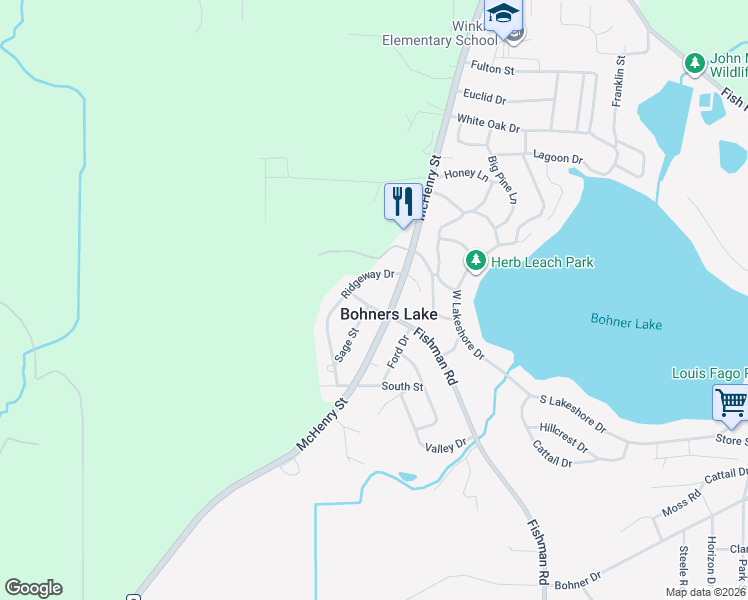 map of restaurants, bars, coffee shops, grocery stores, and more near 7955 Ridgeway Drive in Burlington