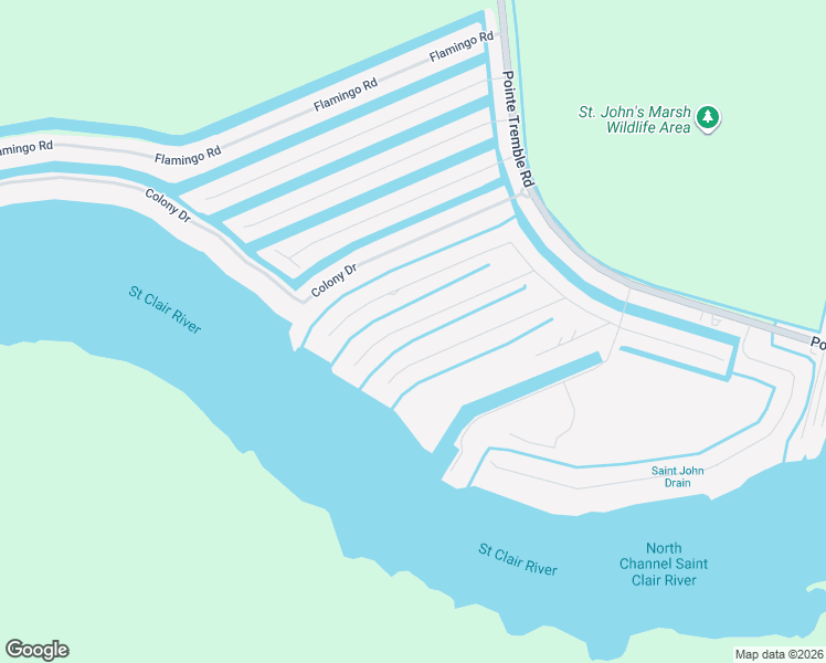 map of restaurants, bars, coffee shops, grocery stores, and more near 7307 Riverside Drive in Clay Township