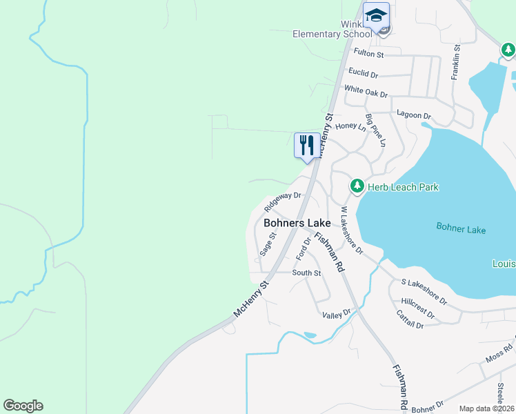 map of restaurants, bars, coffee shops, grocery stores, and more near 8020 Ridgeway Drive in Burlington