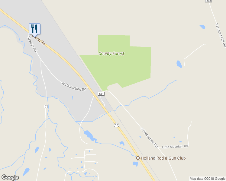 map of restaurants, bars, coffee shops, grocery stores, and more near 9335 South Protection Road in Holland