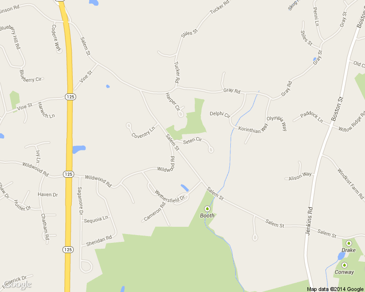 map of restaurants, bars, coffee shops, grocery stores, and more near 3 Seten Circle in Andover