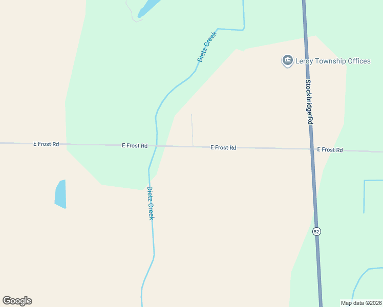 map of restaurants, bars, coffee shops, grocery stores, and more near 4007 East Frost Road in Webberville
