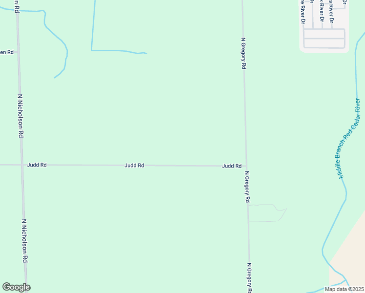 map of restaurants, bars, coffee shops, grocery stores, and more near 9340 Judd Road in Fowlerville