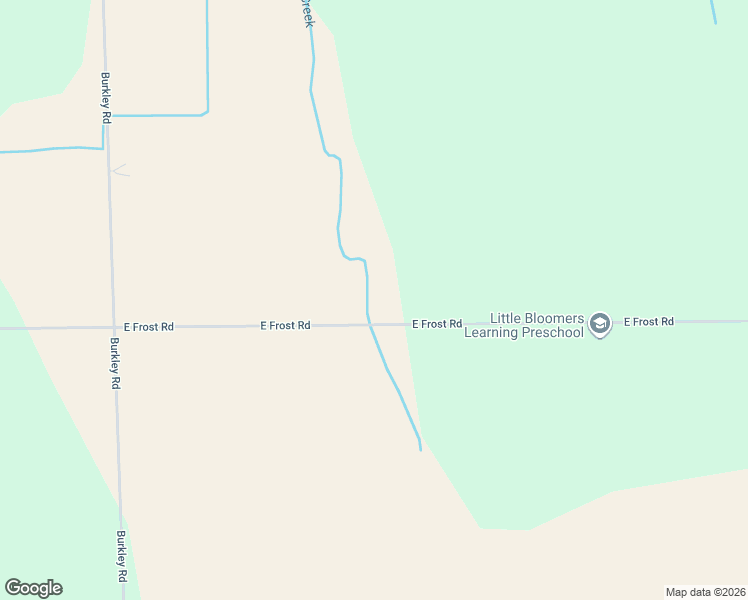 map of restaurants, bars, coffee shops, grocery stores, and more near 825 East Frost Road in Williamston