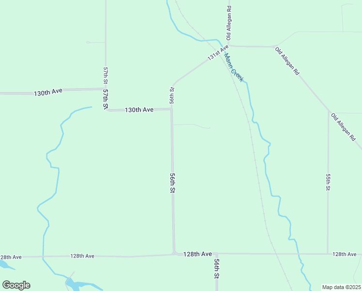 map of restaurants, bars, coffee shops, grocery stores, and more near 2889 56th Street in Fennville