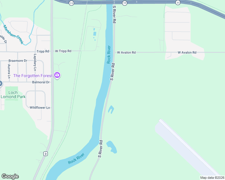 map of restaurants, bars, coffee shops, grocery stores, and more near 3337 South River Road in Janesville