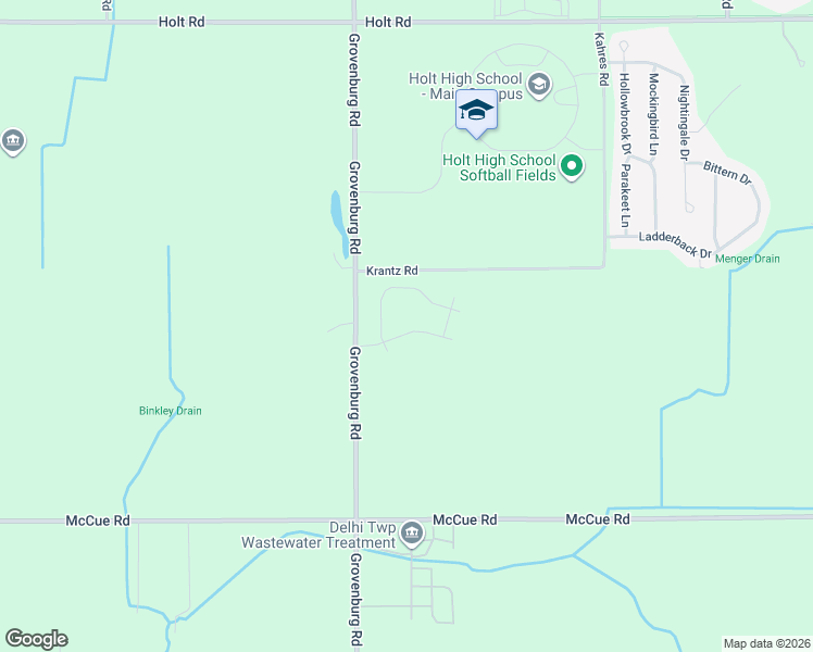 map of restaurants, bars, coffee shops, grocery stores, and more near 40 Boxwood Avenue in Holt