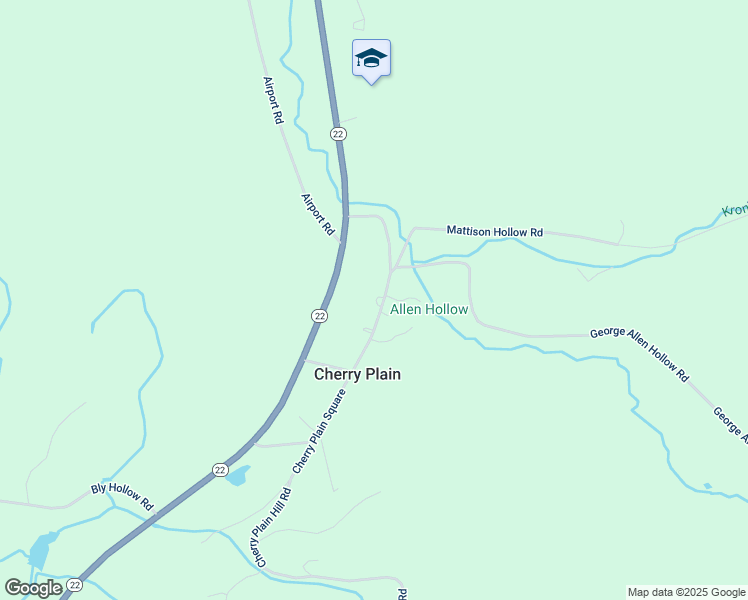 map of restaurants, bars, coffee shops, grocery stores, and more near 62 Cherry Plain Square in Berlin