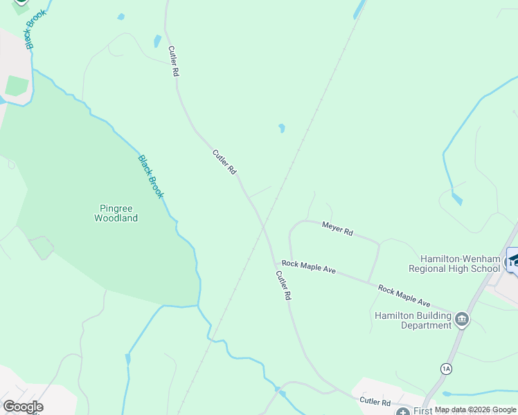 map of restaurants, bars, coffee shops, grocery stores, and more near 243 Cutler Road in Hamilton
