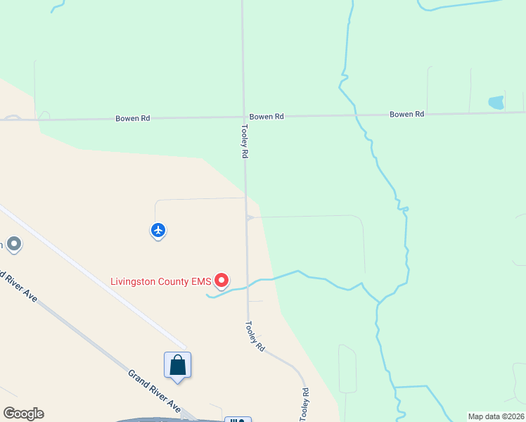 map of restaurants, bars, coffee shops, grocery stores, and more near 2240 Tooley Road in Howell