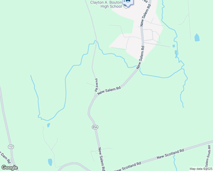 map of restaurants, bars, coffee shops, grocery stores, and more near 576 New Salem Road in Voorheesville