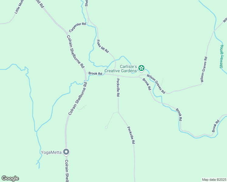 map of restaurants, bars, coffee shops, grocery stores, and more near 350 Peckville Road in Shelburne Falls
