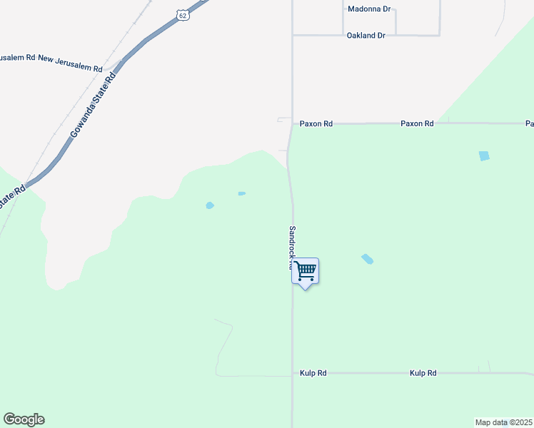map of restaurants, bars, coffee shops, grocery stores, and more near 9252 Sandrock Road in Eden