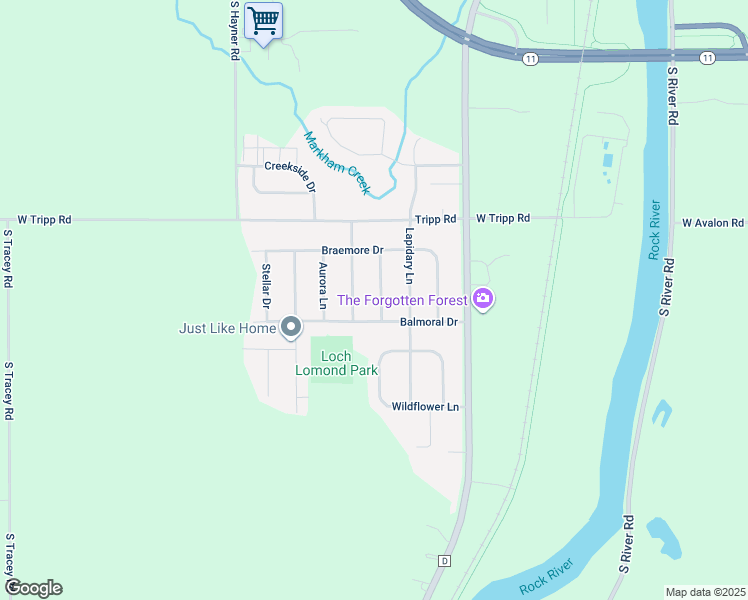 map of restaurants, bars, coffee shops, grocery stores, and more near 3312 Thornton Drive in Janesville