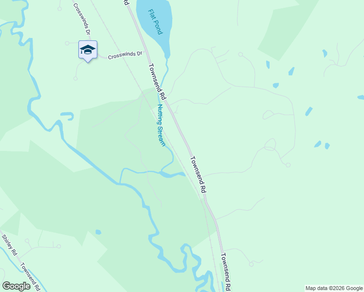 map of restaurants, bars, coffee shops, grocery stores, and more near 653 Townsend Road in Groton