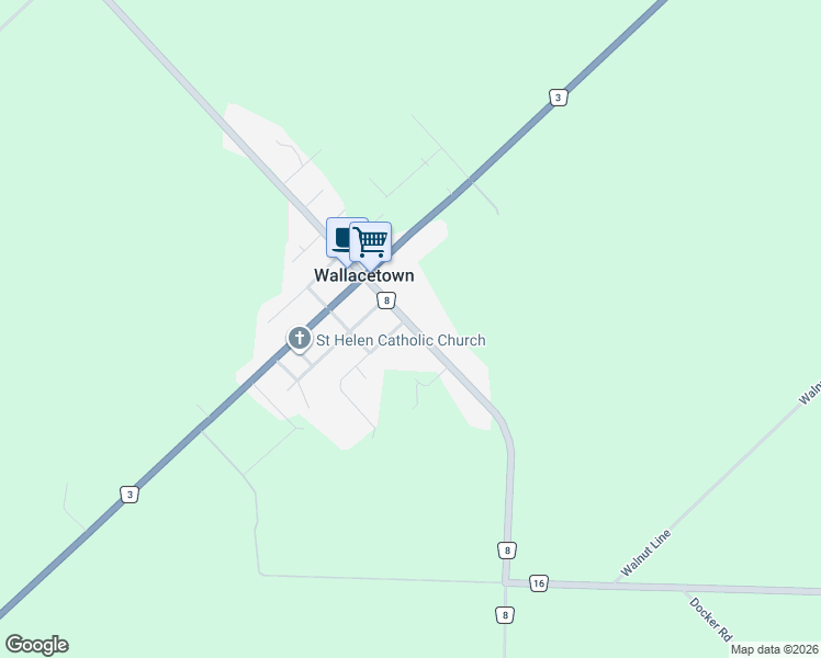 map of restaurants, bars, coffee shops, grocery stores, and more near 9419 Currie Road in Wallacetown