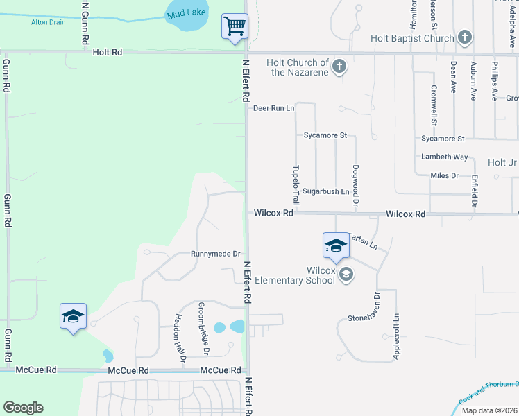 map of restaurants, bars, coffee shops, grocery stores, and more near in Delhi charter Township