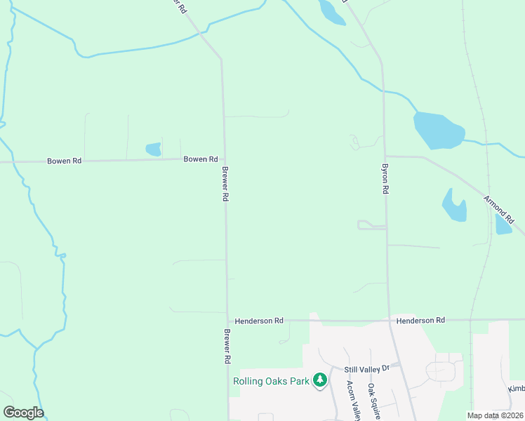 map of restaurants, bars, coffee shops, grocery stores, and more near 2344 Brewer Road in Howell
