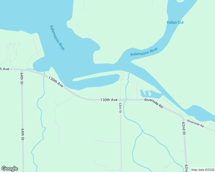 map of restaurants, bars, coffee shops, grocery stores, and more near 6319 Riverside Road in Fennville