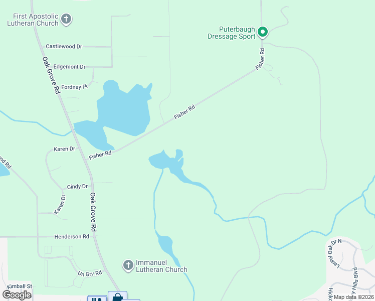 map of restaurants, bars, coffee shops, grocery stores, and more near 2564 Fisher Road in Howell
