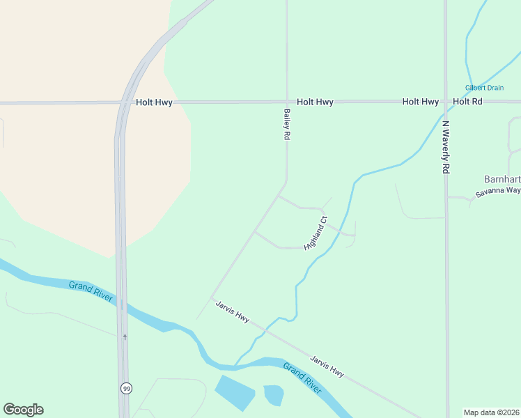 map of restaurants, bars, coffee shops, grocery stores, and more near 4669 Bailey Road in Windsor charter Township