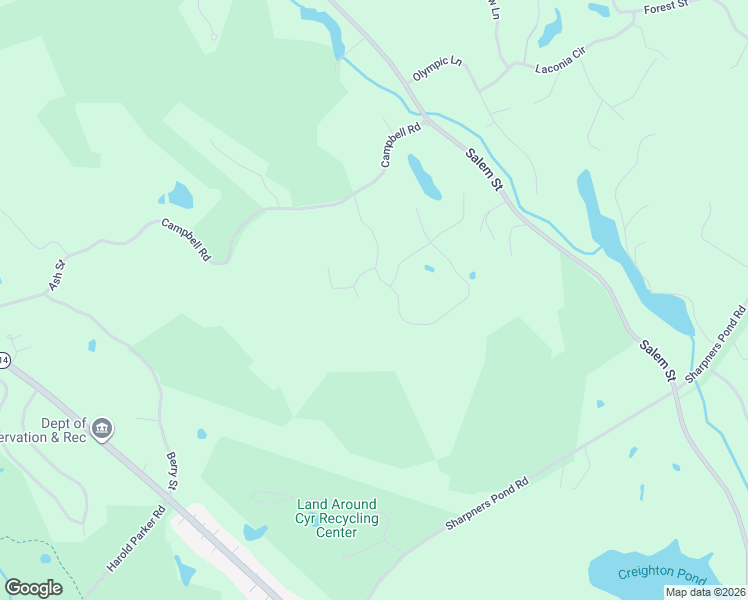 map of restaurants, bars, coffee shops, grocery stores, and more near 32 Stonewedge Circle in North Andover