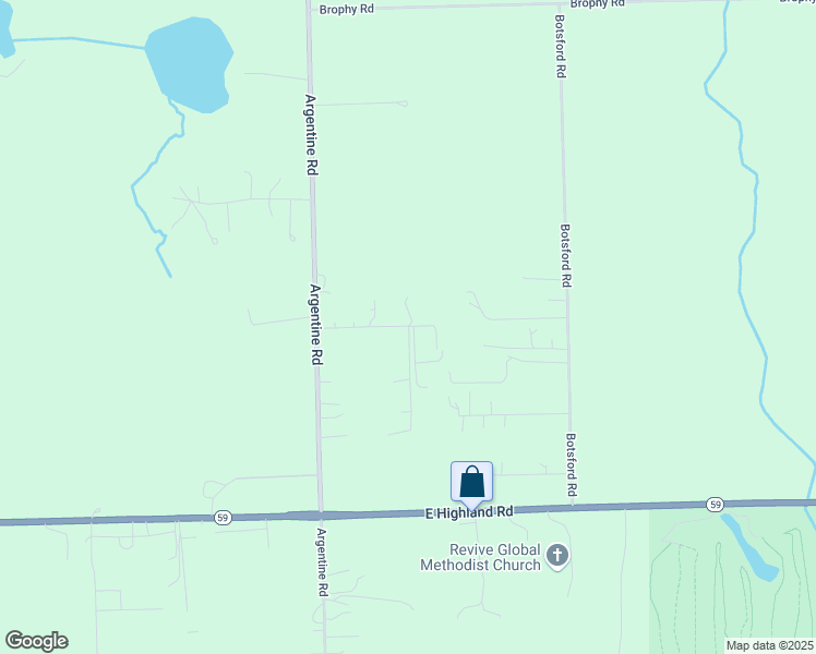 map of restaurants, bars, coffee shops, grocery stores, and more near 5024 Argentine Court in Howell