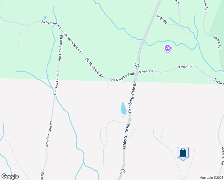 map of restaurants, bars, coffee shops, grocery stores, and more near 74 Old Northfield Road in Fitchburg