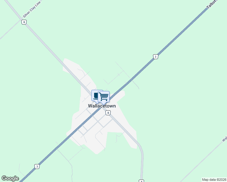 map of restaurants, bars, coffee shops, grocery stores, and more near 29738 Talbot Line in Wallacetown