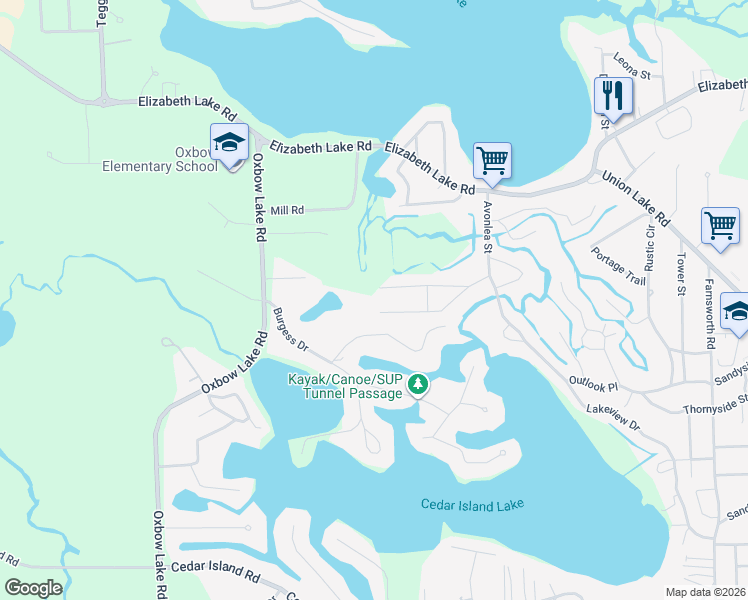 map of restaurants, bars, coffee shops, grocery stores, and more near 9998 Palmoor Avenue in Oakland County