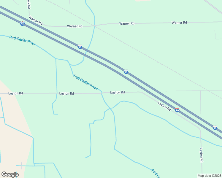 map of restaurants, bars, coffee shops, grocery stores, and more near 5952 Layton Road in Fowlerville