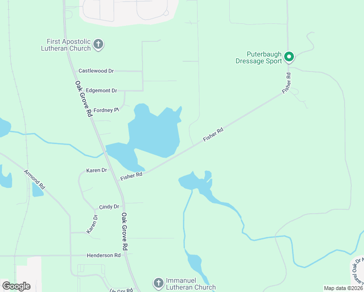 map of restaurants, bars, coffee shops, grocery stores, and more near 2525 Fisher Road in Howell