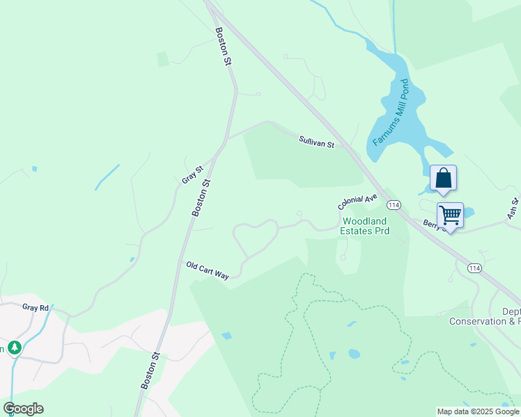 map of restaurants, bars, coffee shops, grocery stores, and more near 178 Old Cart Way in North Andover