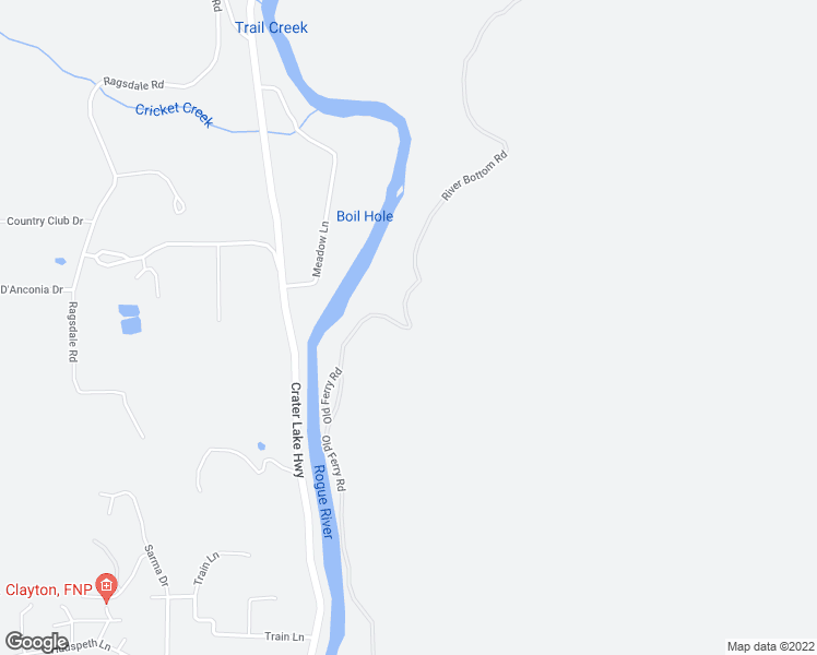 map of restaurants, bars, coffee shops, grocery stores, and more near 2682 River Bottom Rd in Shady Cove