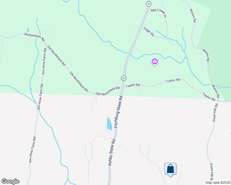 map of restaurants, bars, coffee shops, grocery stores, and more near 74 Old Northfield Road in Fitchburg