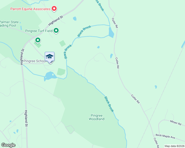 map of restaurants, bars, coffee shops, grocery stores, and more near 34 Black Brook Road in Hamilton