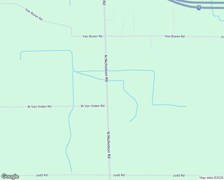 map of restaurants, bars, coffee shops, grocery stores, and more near 2404-3028 N Nicholson Rd in Fowlerville