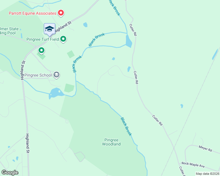 map of restaurants, bars, coffee shops, grocery stores, and more near 34 Black Brook Road in Hamilton