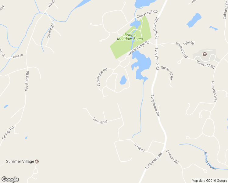 map of restaurants, bars, coffee shops, grocery stores, and more near 14 Stone Ridge Road in Westford
