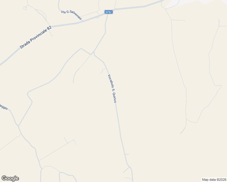 map of restaurants, bars, coffee shops, grocery stores, and more near 42 Vocabolo San Quirico in Provincia di Terni