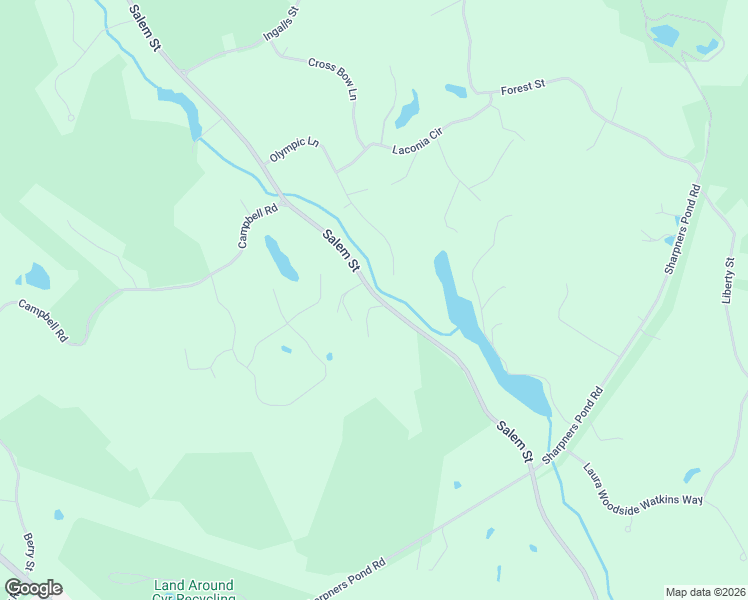 map of restaurants, bars, coffee shops, grocery stores, and more near 2009 Salem Street in North Andover