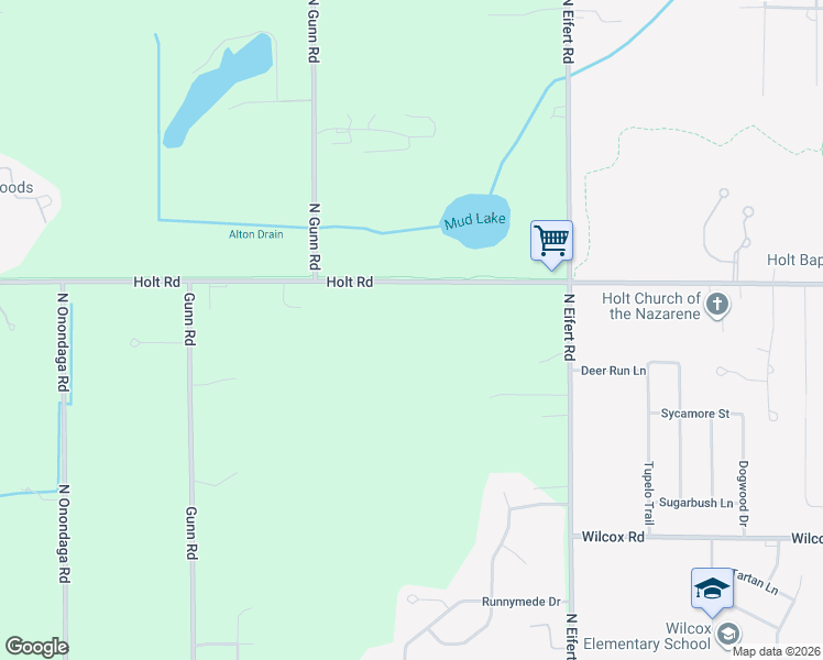 map of restaurants, bars, coffee shops, grocery stores, and more near in Delhi charter Township