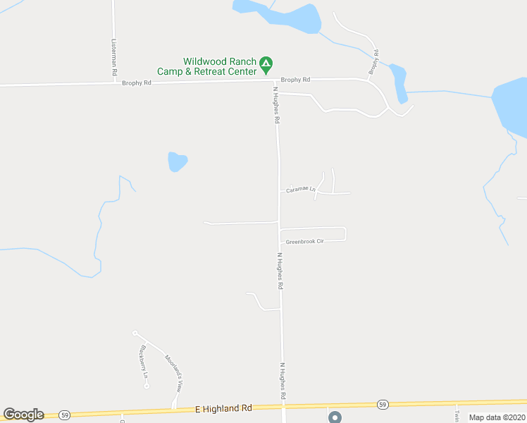 map of restaurants, bars, coffee shops, grocery stores, and more near 2677 North Hughes Road in Howell