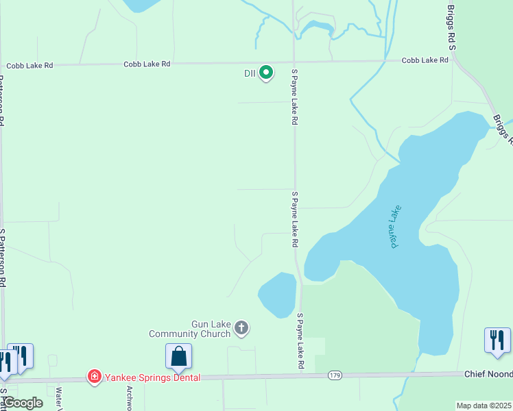 map of restaurants, bars, coffee shops, grocery stores, and more near 10 Sandstone Drive in Wayland