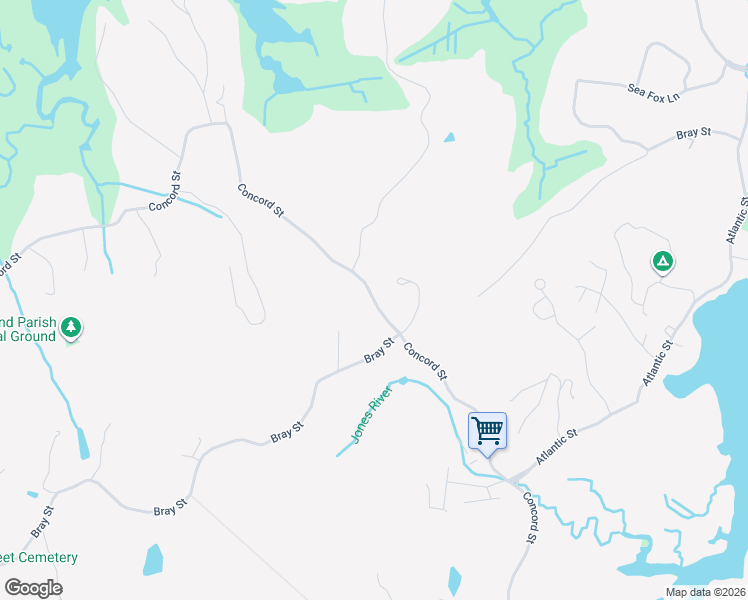 map of restaurants, bars, coffee shops, grocery stores, and more near 189 Concord Street in Gloucester