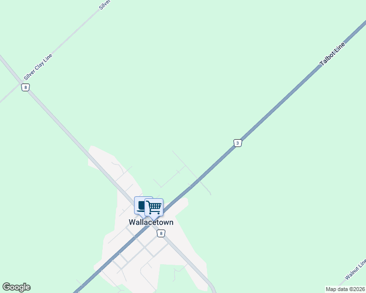 map of restaurants, bars, coffee shops, grocery stores, and more near 8 Poplar Street in Wallacetown