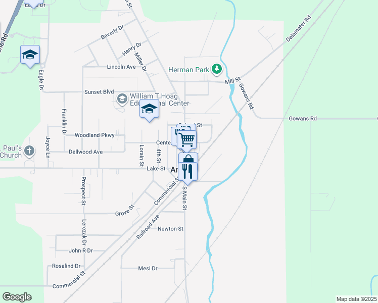 map of restaurants, bars, coffee shops, grocery stores, and more near in Angola