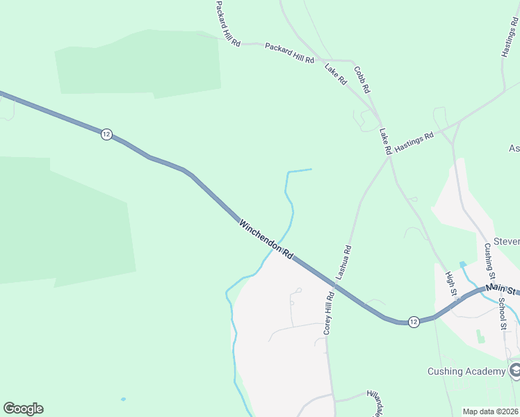 map of restaurants, bars, coffee shops, grocery stores, and more near 86 Winchendon Road in Ashburnham